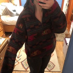 aztec patagonia 1/4 zip